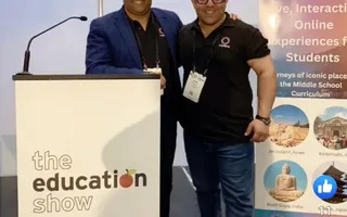 Vyatra at a teacher conference or trade show