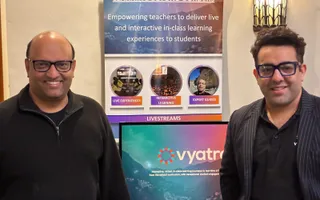 Vyatra at a teacher conference or trade show