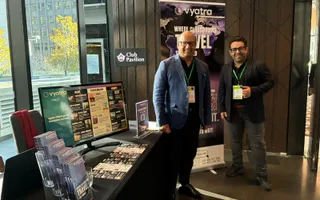 Vyatra at a teacher conference or trade show