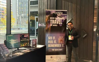 Vyatra at a teacher conference or trade show
