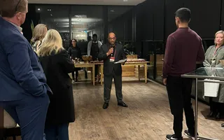 Vyatra at a teacher conference or trade show