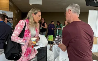 Vyatra at a teacher conference or trade show