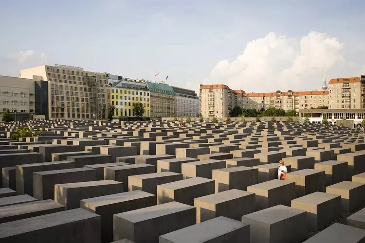 The Memorial to the Murdered Jews of Europe in Berlin, Germany