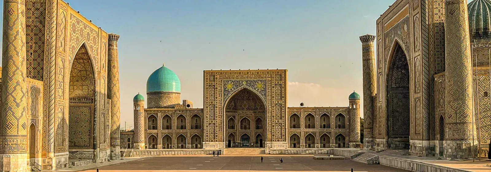 The Registan in Samarkand, Uzbekistan, on the historic Silk Road